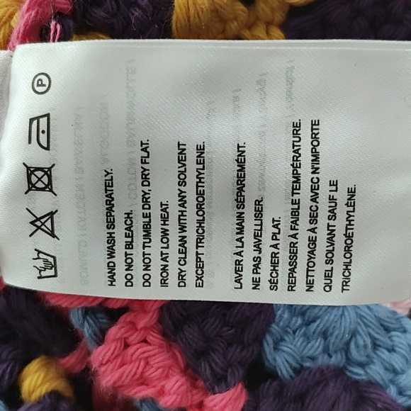 New FARM RIO Crochet Flutter Sleeve Top Size S - Picture 11 of 14